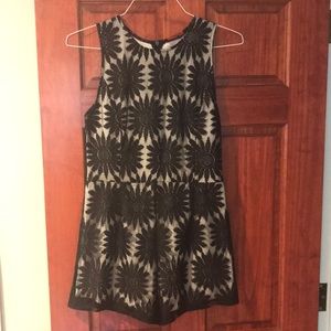 Black and white romper